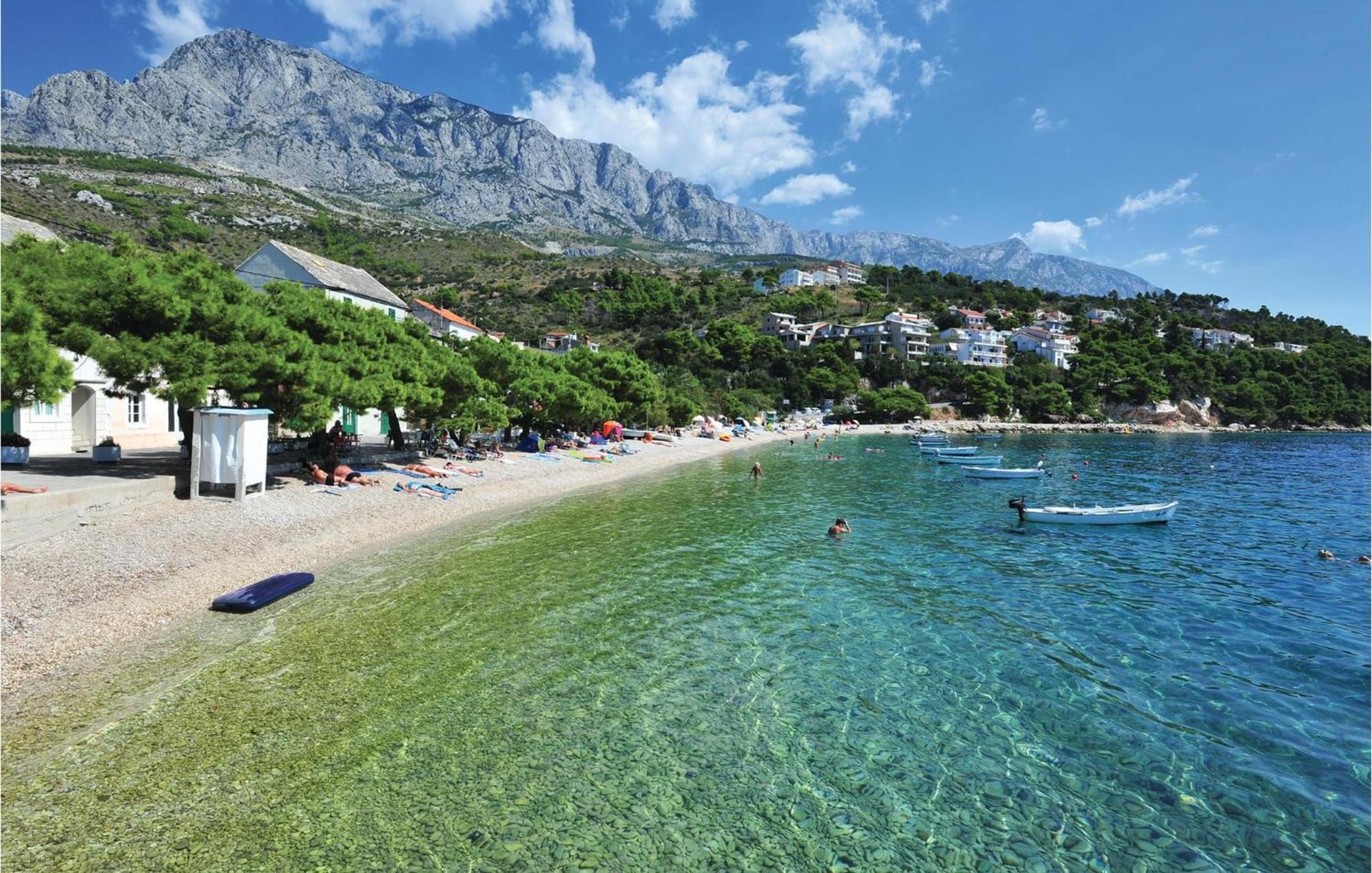 Nice Apartment In Krvavica With House Sea View Εξωτερικό φωτογραφία