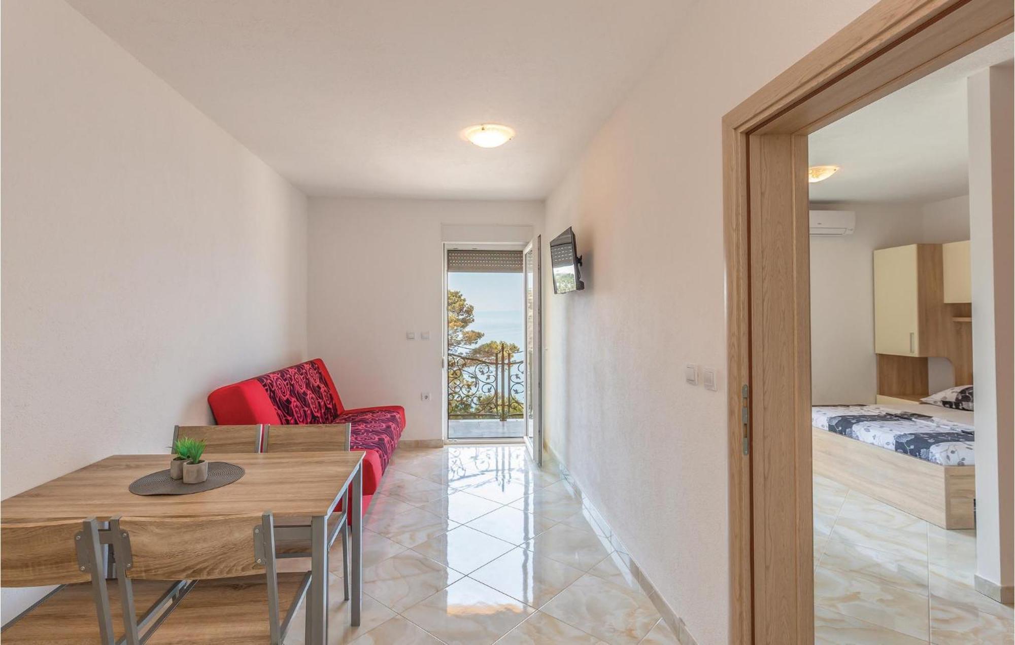 Nice Apartment In Krvavica With House Sea View Εξωτερικό φωτογραφία