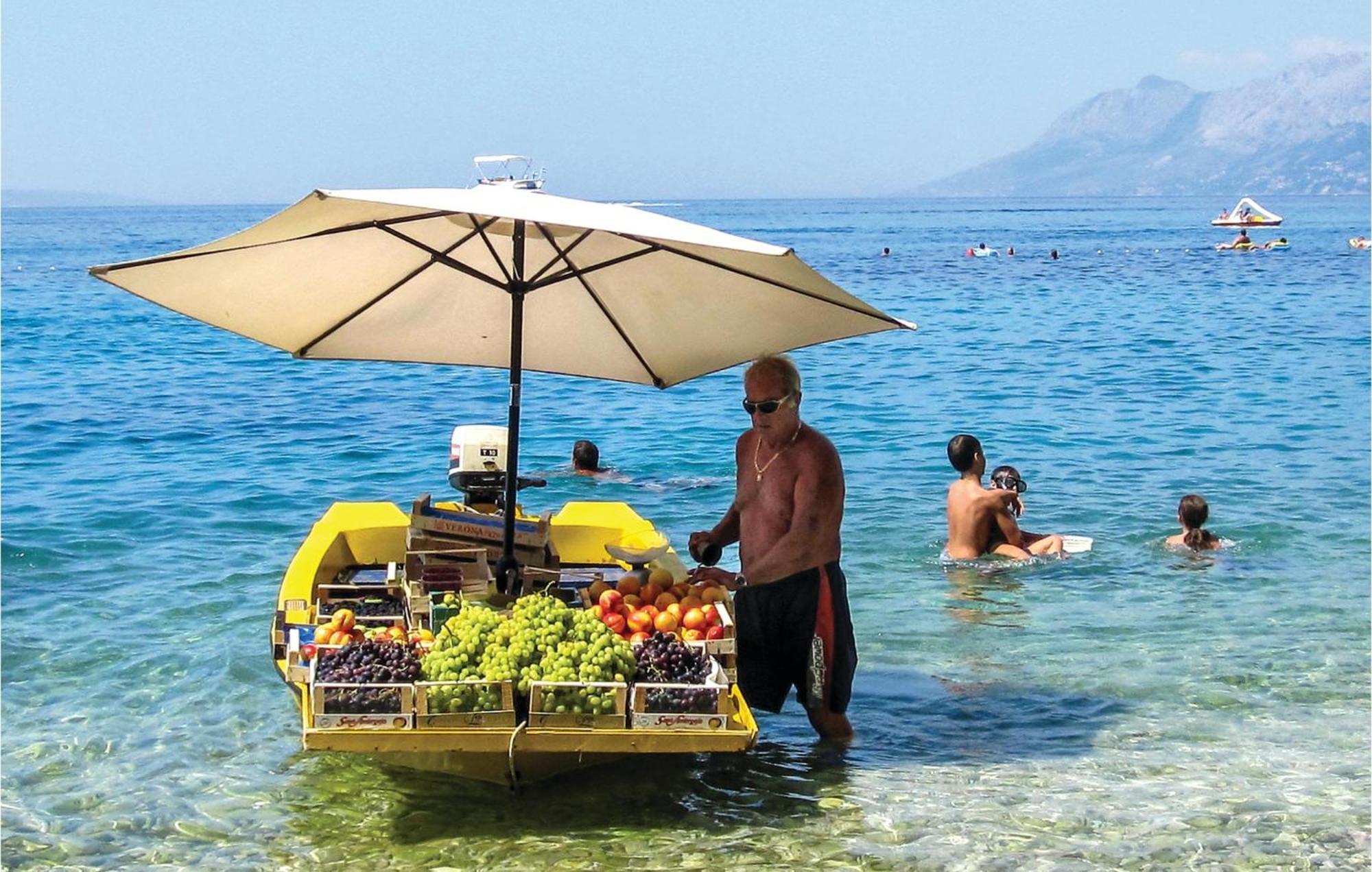 Nice Apartment In Krvavica With House Sea View Εξωτερικό φωτογραφία
